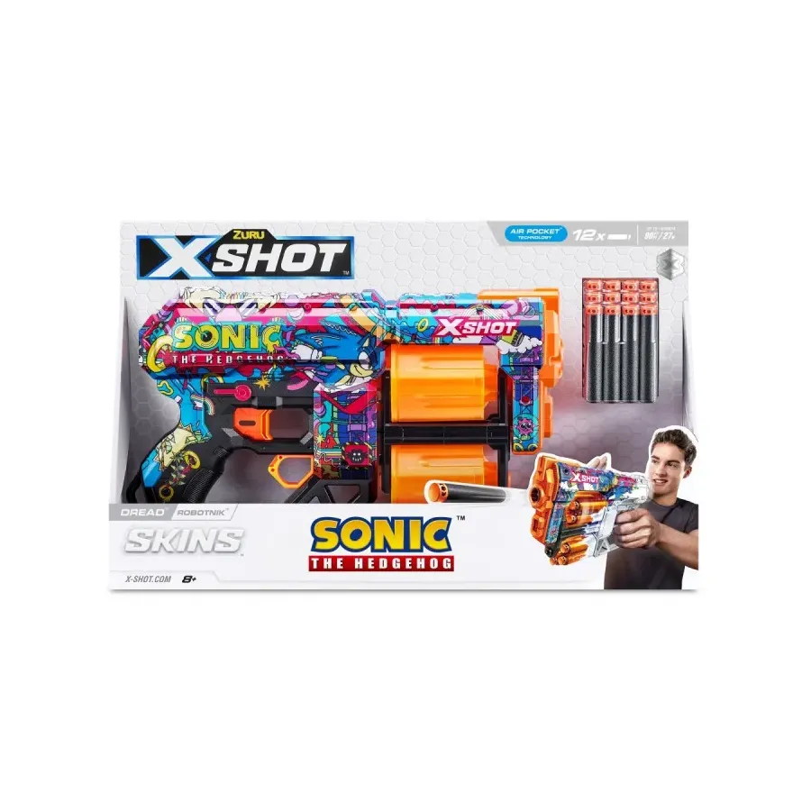 Wyrzutnia Skins Dread Sonic 12 strzałek Robotnik