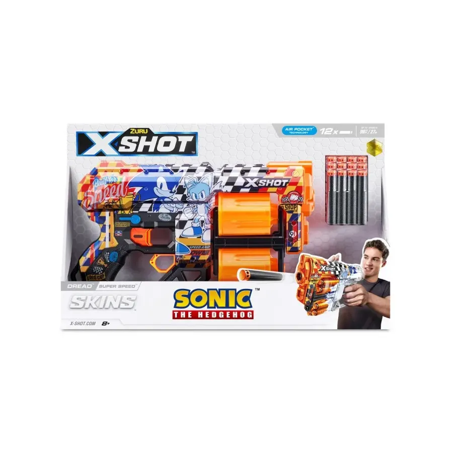 Wyrzutnia Skins Dread Sonic 12 strzałek Super Speed