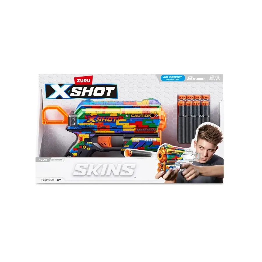 Wyrzutnia SKINS FLUX (8 Strzałek) Striper
