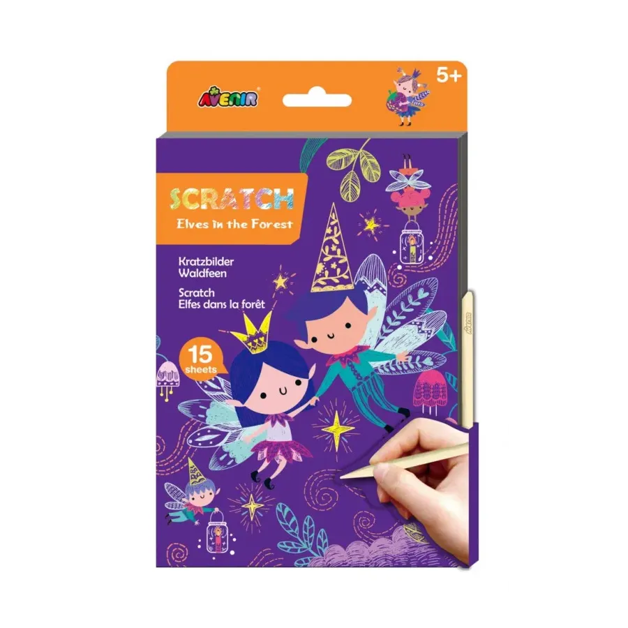 Wydrapywanka A5 - Elfy w ogrodzie