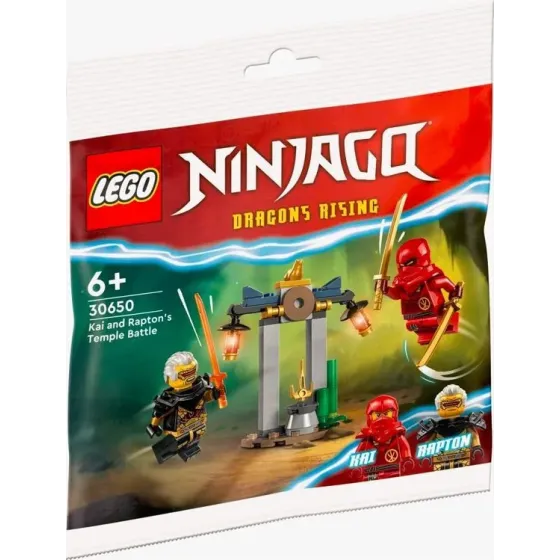 Klocki Ninjago 30650 Bitwa Kaia i Raptona w świątyni