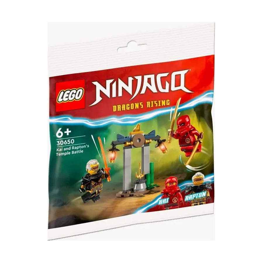 Klocki Ninjago 30650 Bitwa Kaia i Raptona w świątyni