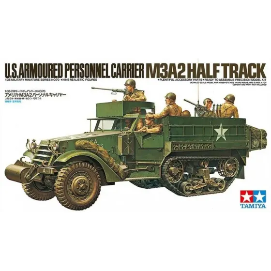Model plastikowy U.S. Armored Personnel Carrier M3A2 Half-Track