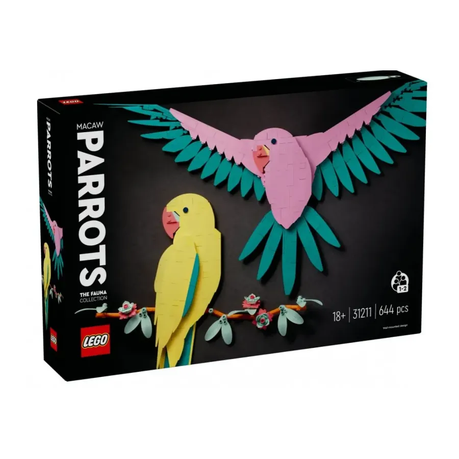 Klocki Art 31211 Kolekcja zwierząt: Papugi Ary