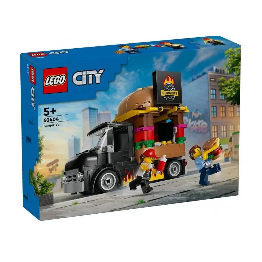 Klocki City 60404 Ciężarowka z burgerami