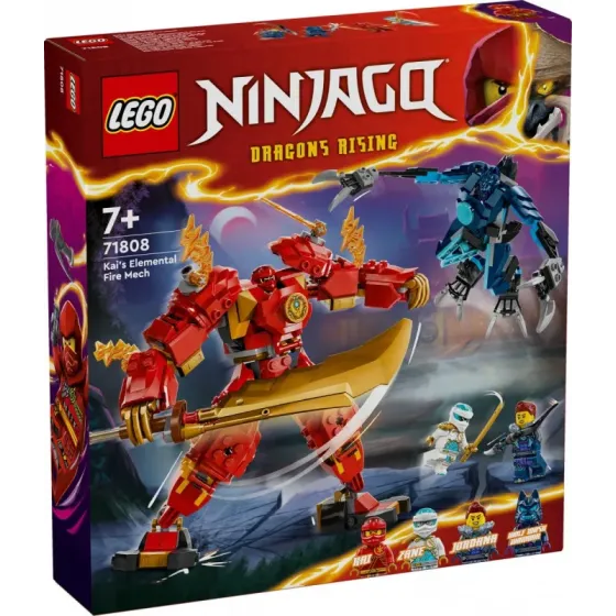 Klocki Ninjago 71808 Mech żywiołu ognia Kaia
