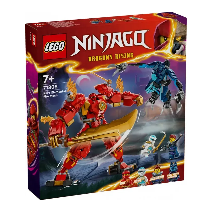 Klocki Ninjago 71808 Mech żywiołu ognia Kaia