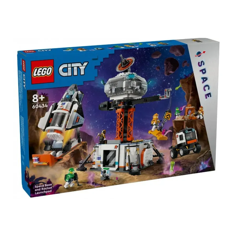 Klocki City 60434 Stacja kosmiczna i stanowisko startowe rakiety
