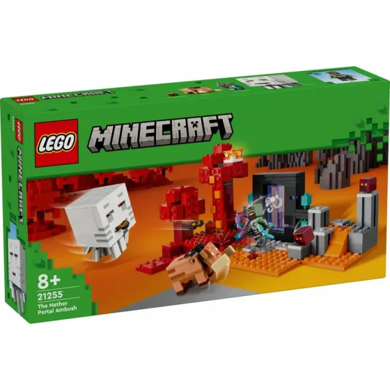 Klocki Minecraft 21255 Zasadzka w portalu do Netheru