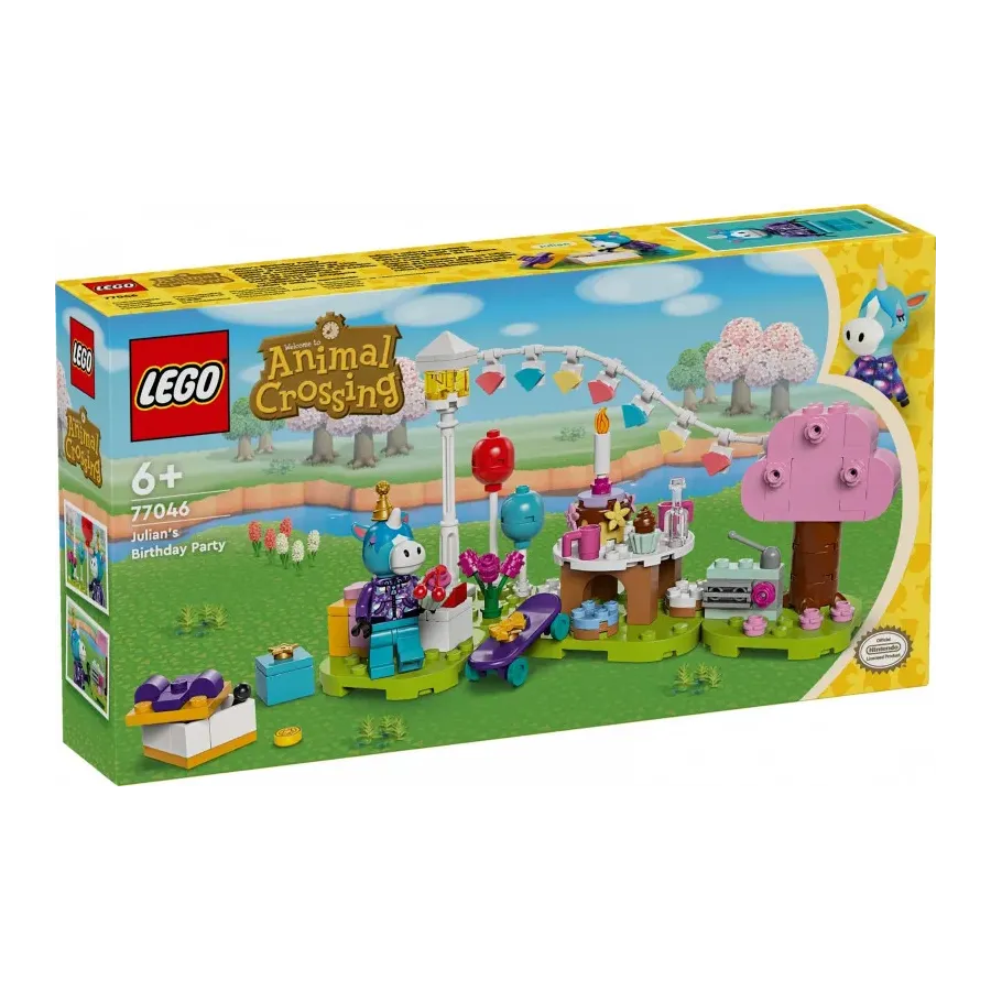 Klocki Animal Crossing 77046 Koń Julian i jego przyjęcie urodzinowe