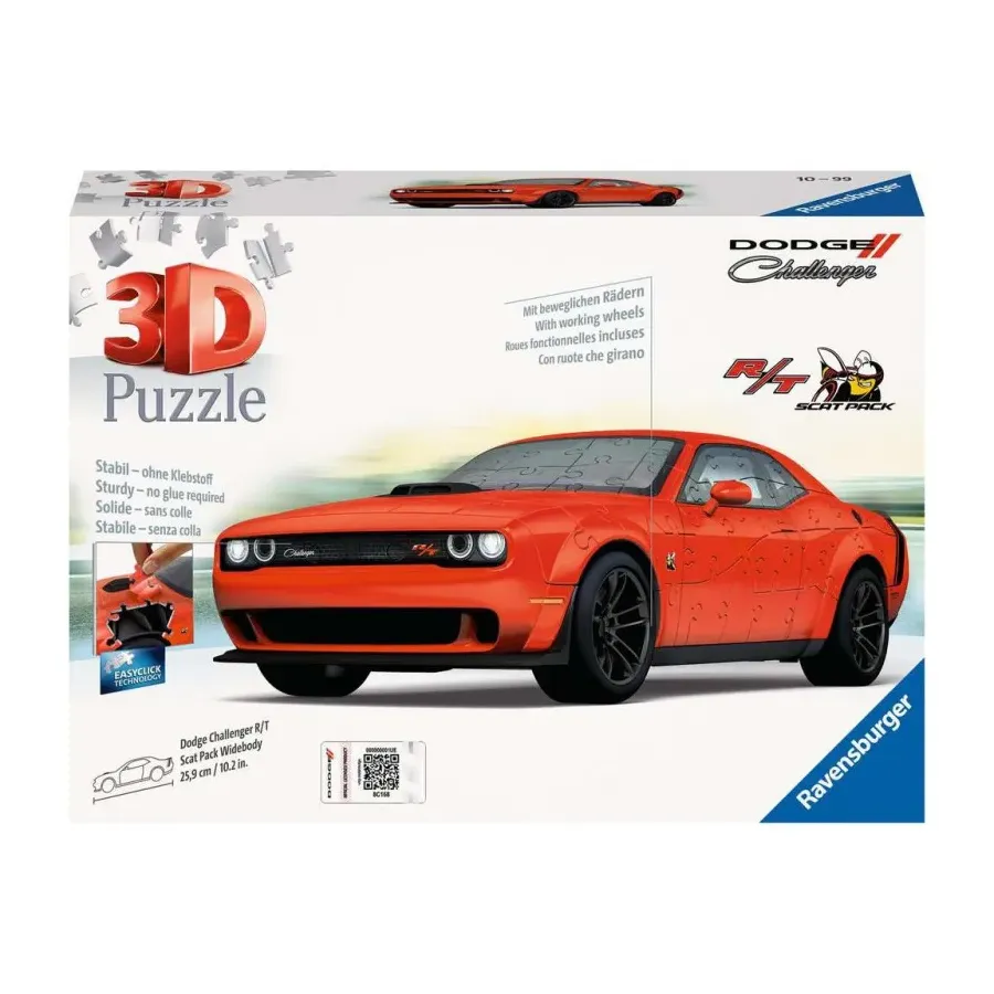 Puzzle 3D Dodge Challenger R/T Scat Pack Widebod