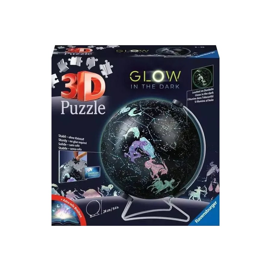 Puzzle 3D Globus Konstelacje