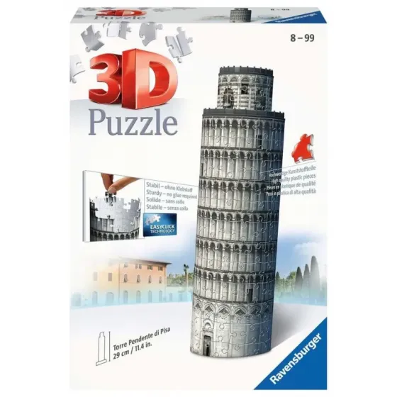 Puzzle 3D Budynki Krzywa Wieza w Pizie