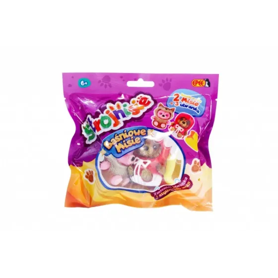 Figurki Strojnisie - Baśniowe Misie - 2-pack Czerwony Kapturek+Wilk+żółta sukienka księżniczki.