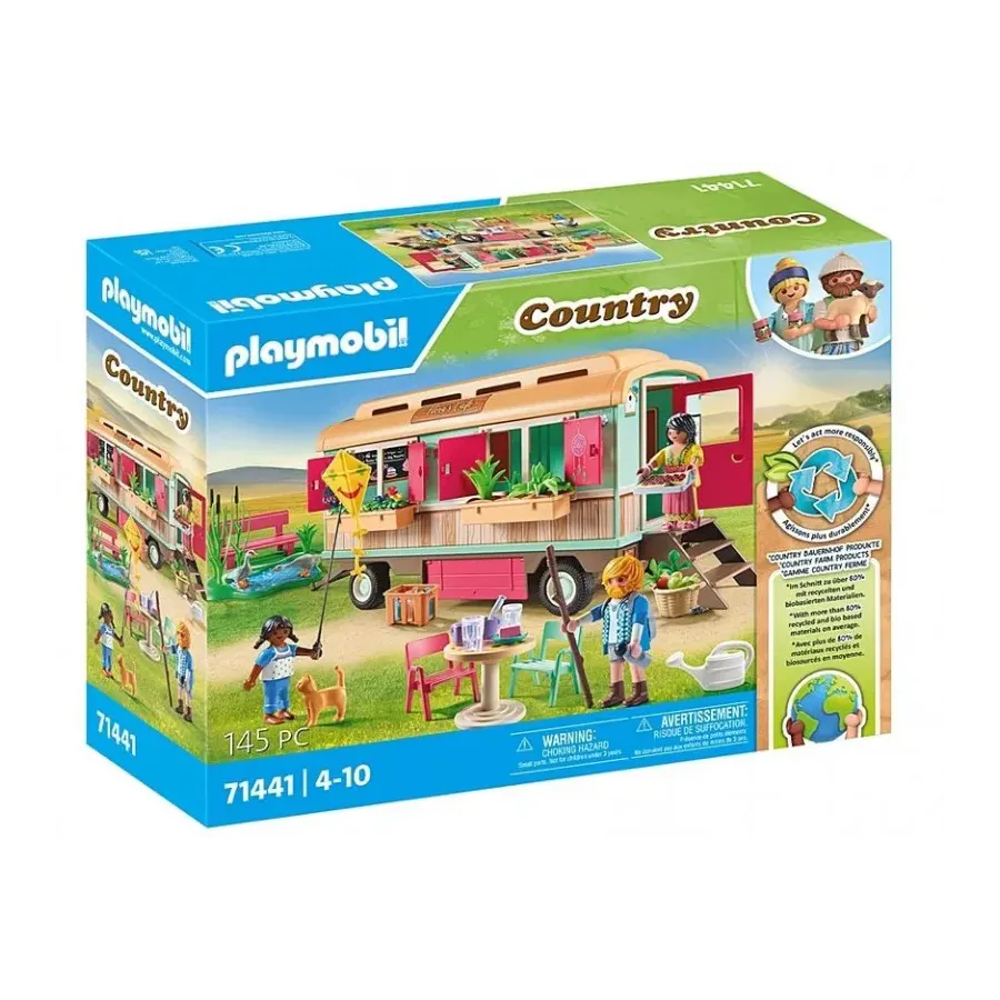 Zestaw z figurkami Country 71441 Przytulna kawiarenka w wagonie