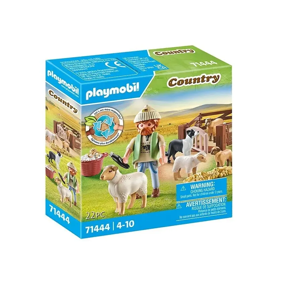 Zestaw z figurkami Country 71444 Młody owczarz z owcami