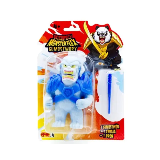 Figurka Gumostwory Wojownicy Yeti z maczugą