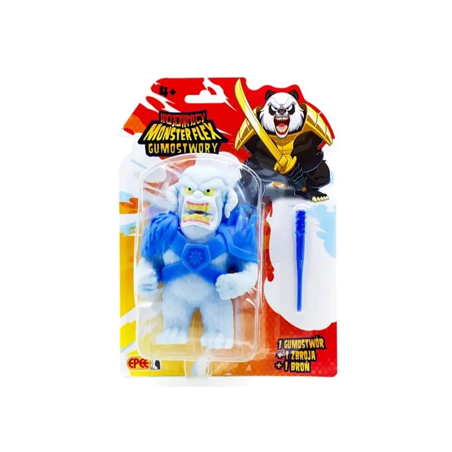 Figurka Gumostwory Wojownicy Yeti z maczugą