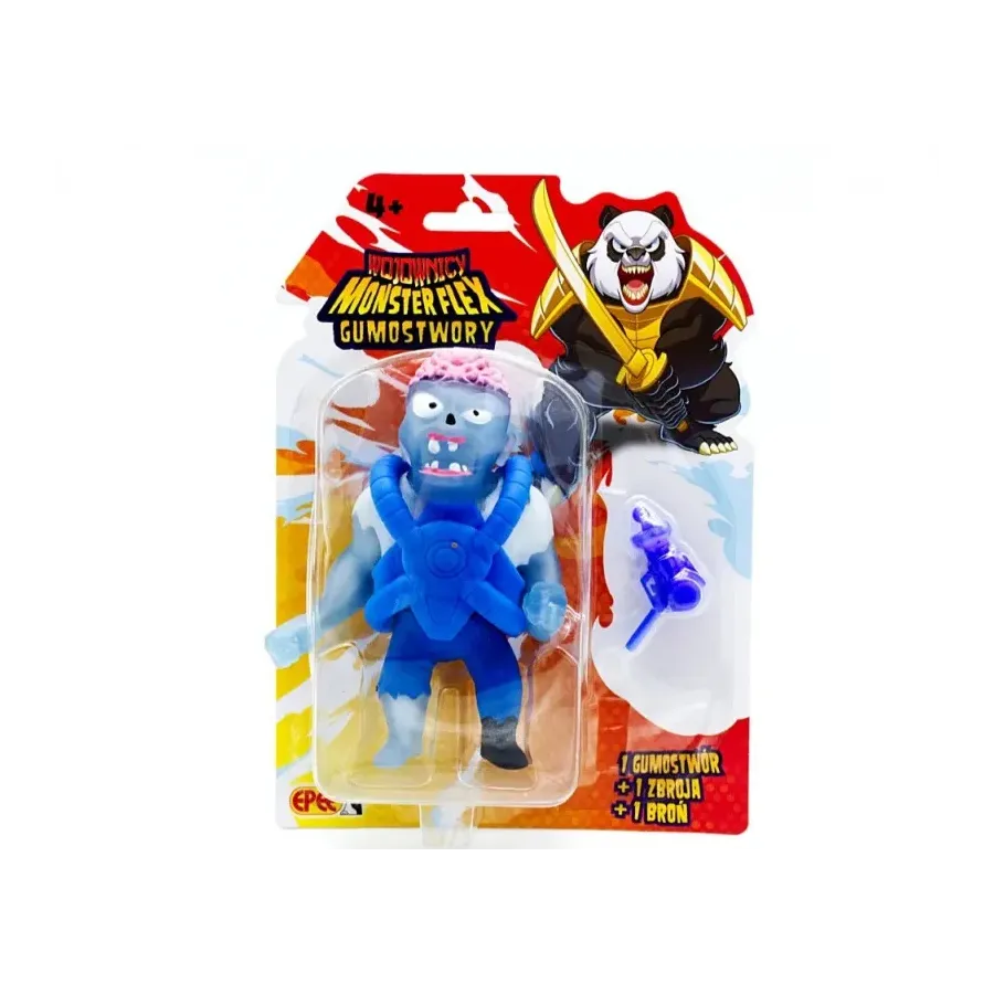 Figurka Gumostwory Wojownicy Kosmiczne Zombie ze świecącym laserowym pistoletem