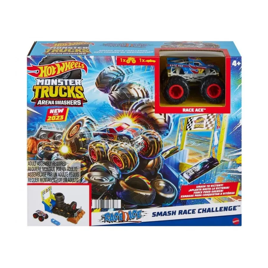 Zestaw Monster Trucks Arena Smashers Race Ace Wieża opon