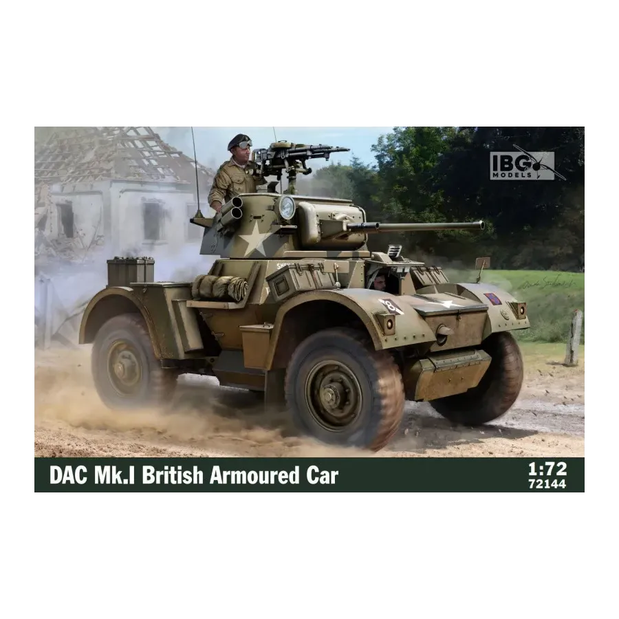 Model plastikowy DAC Mk.I British Armoured Car 1/72