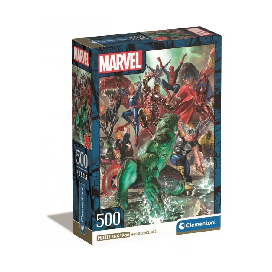 Puzzle 500 elementów Compact The Avengers