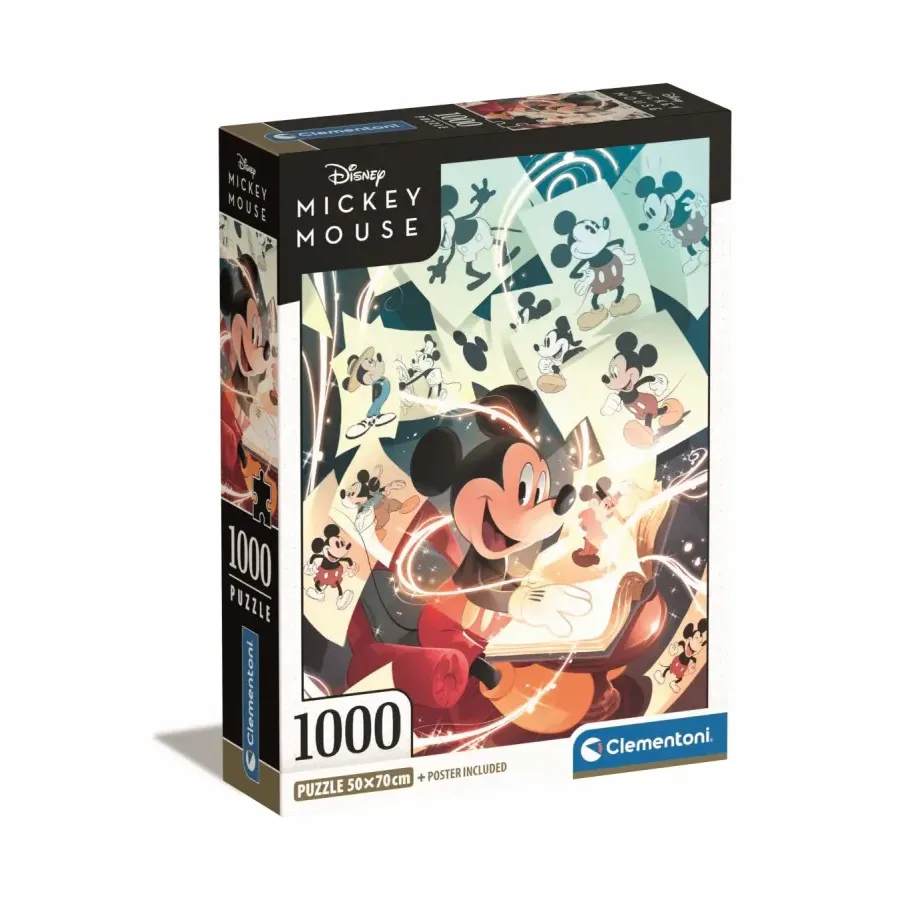 Puzzle 1000 elementów Compact Mickey Mouse Celebration