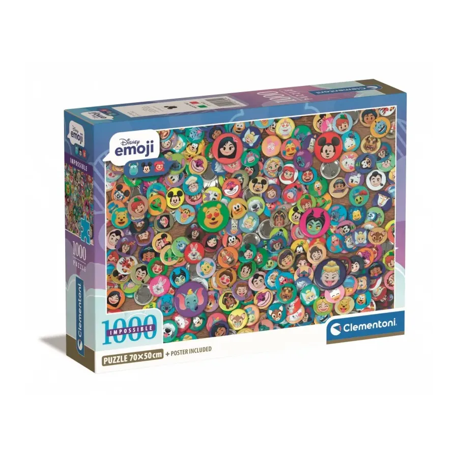 Puzzle 1000 elementów Compact Disney Emoji