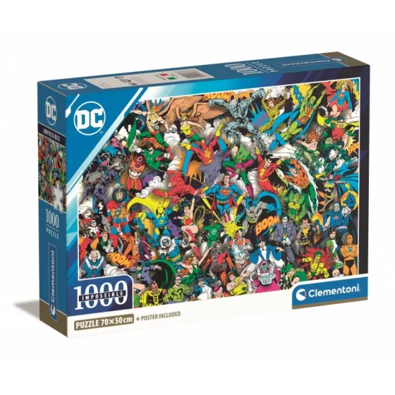 Puzzle 1000 elementów Compact DC Comics Liga Sprawiedliwych (Justice League)