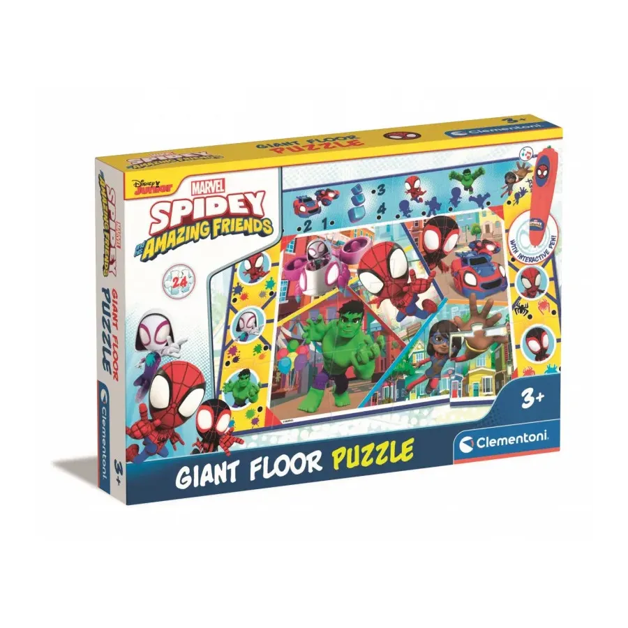 Puzzle 24 elementy Dywan Spidey