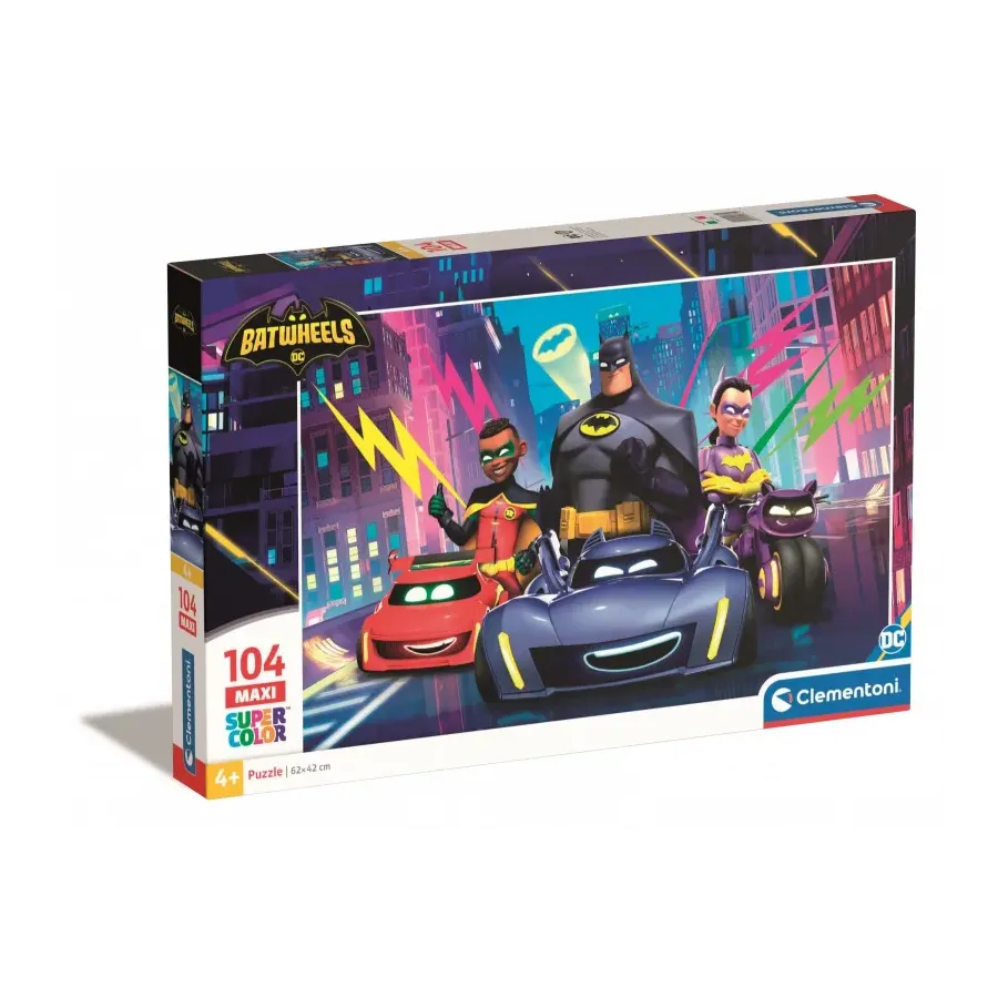 Puzzle 104 elementy Maxi Batwheels