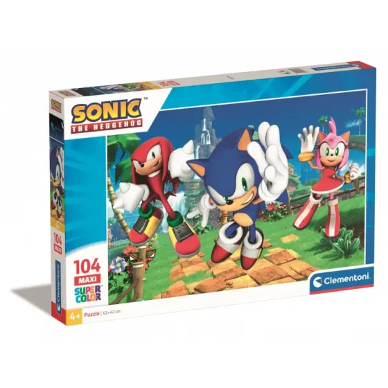 Puzzle 104 elementy Maxi Sonic