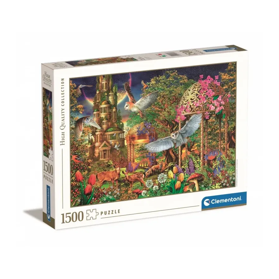 Puzzle 1500 elementów Woodland Fantasy Garden