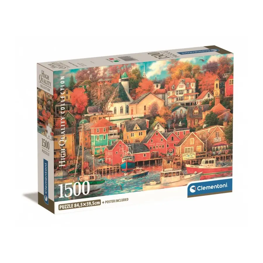 Puzzle 1500 elementów Compact Good Times Harbor