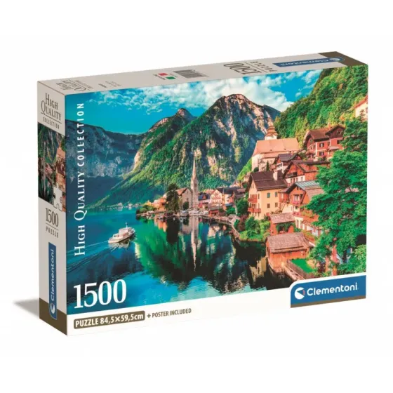 Puzzle 1500 elementów Compact Hallstatt
