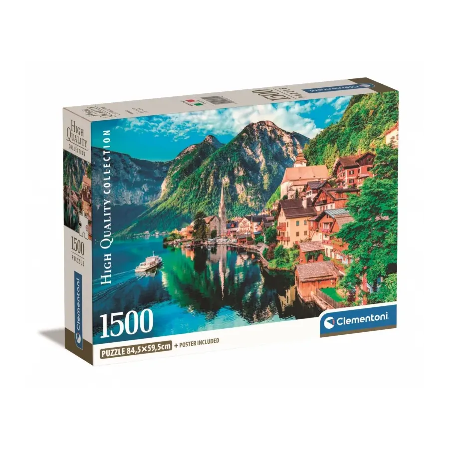 Puzzle 1500 elementów Compact Hallstatt