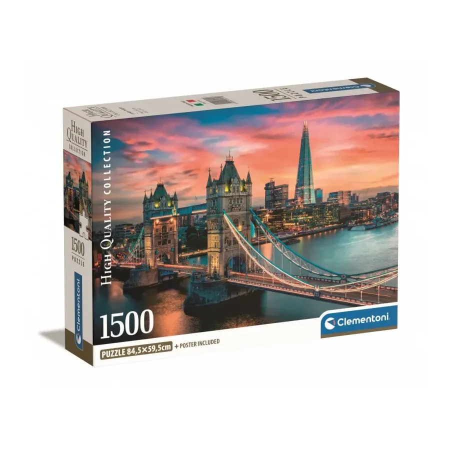 Puzzle 1500 elementów Compact London Twilight
