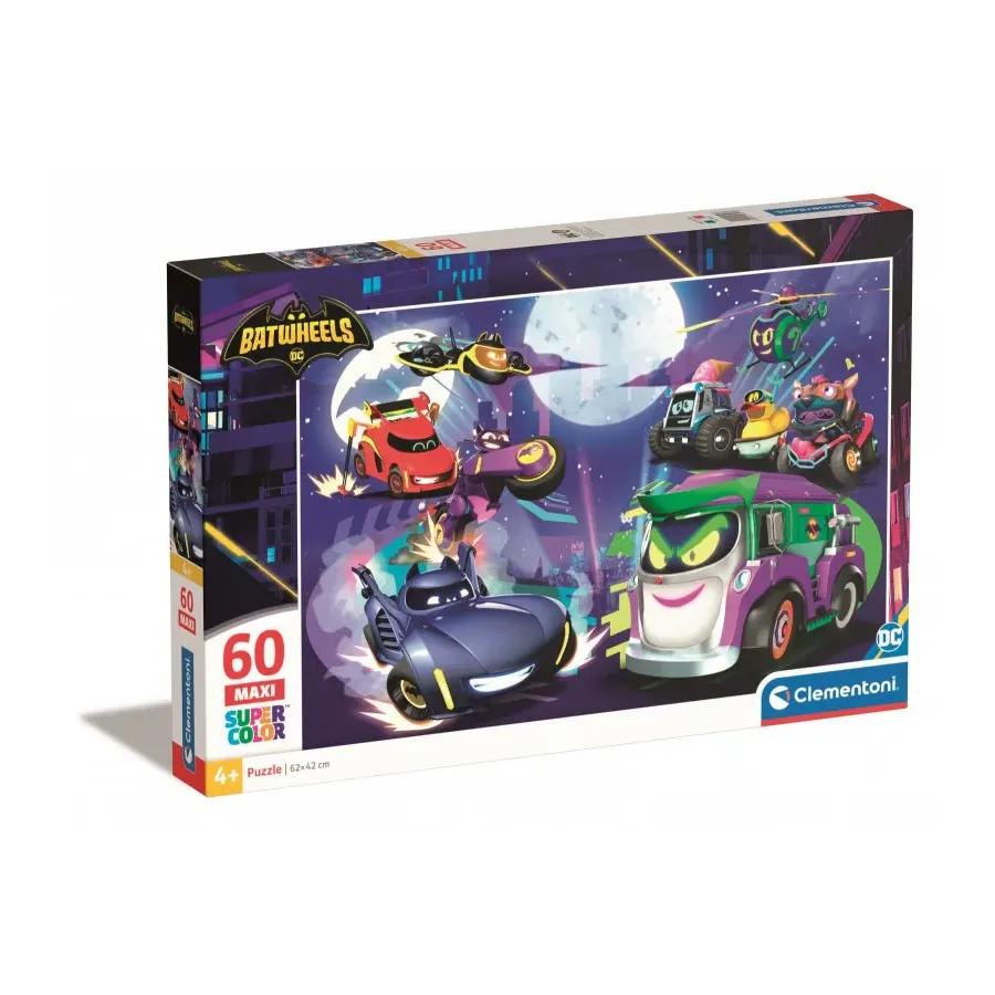 Puzzle 60 elementów Maxi Batwheels