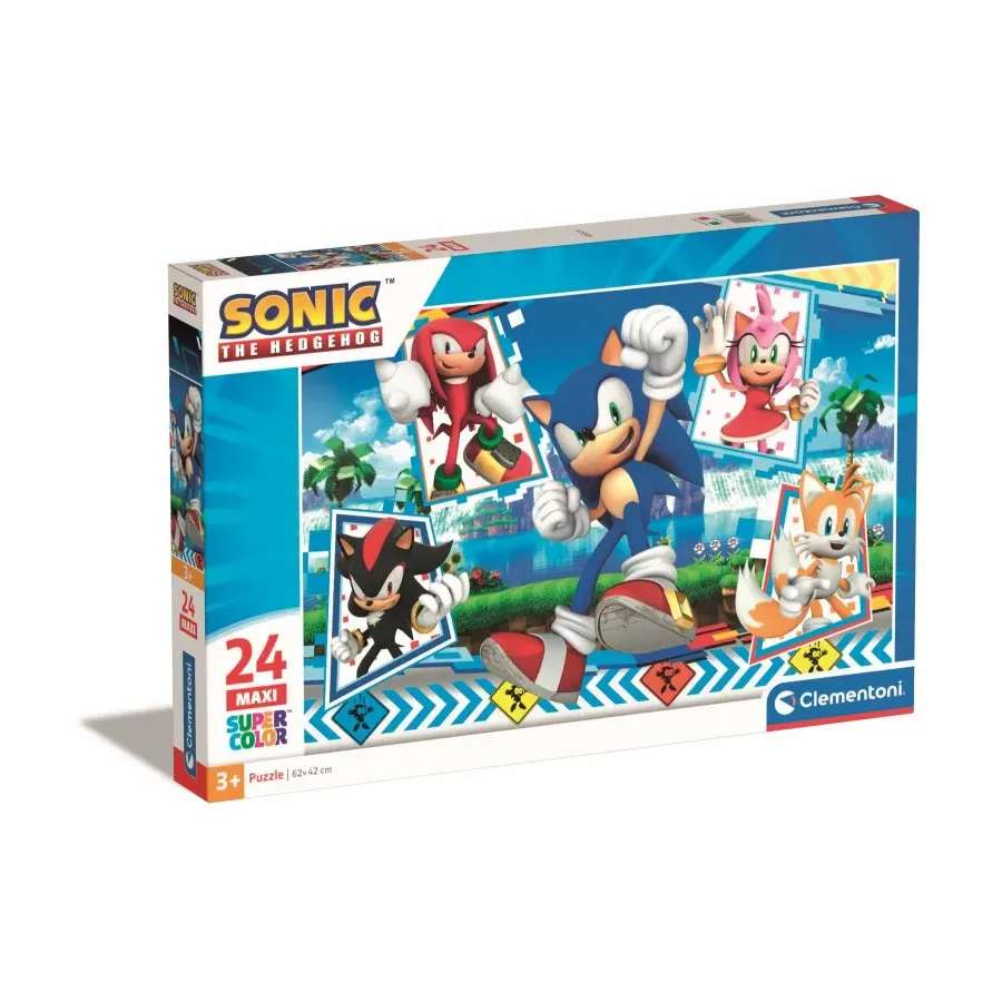 Puzzle 24 elementy Maxi Sonic