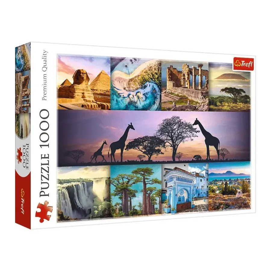 Puzzle 1000 elementów Kolaż Afryka