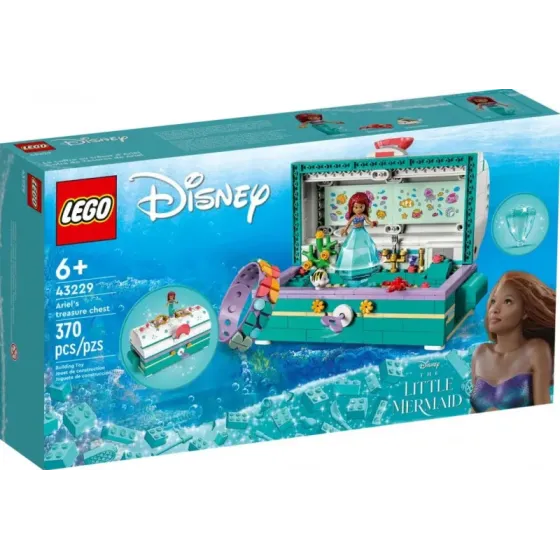 Klocki Disney Princess 43229 Skrzynia ze skarbami Arielki