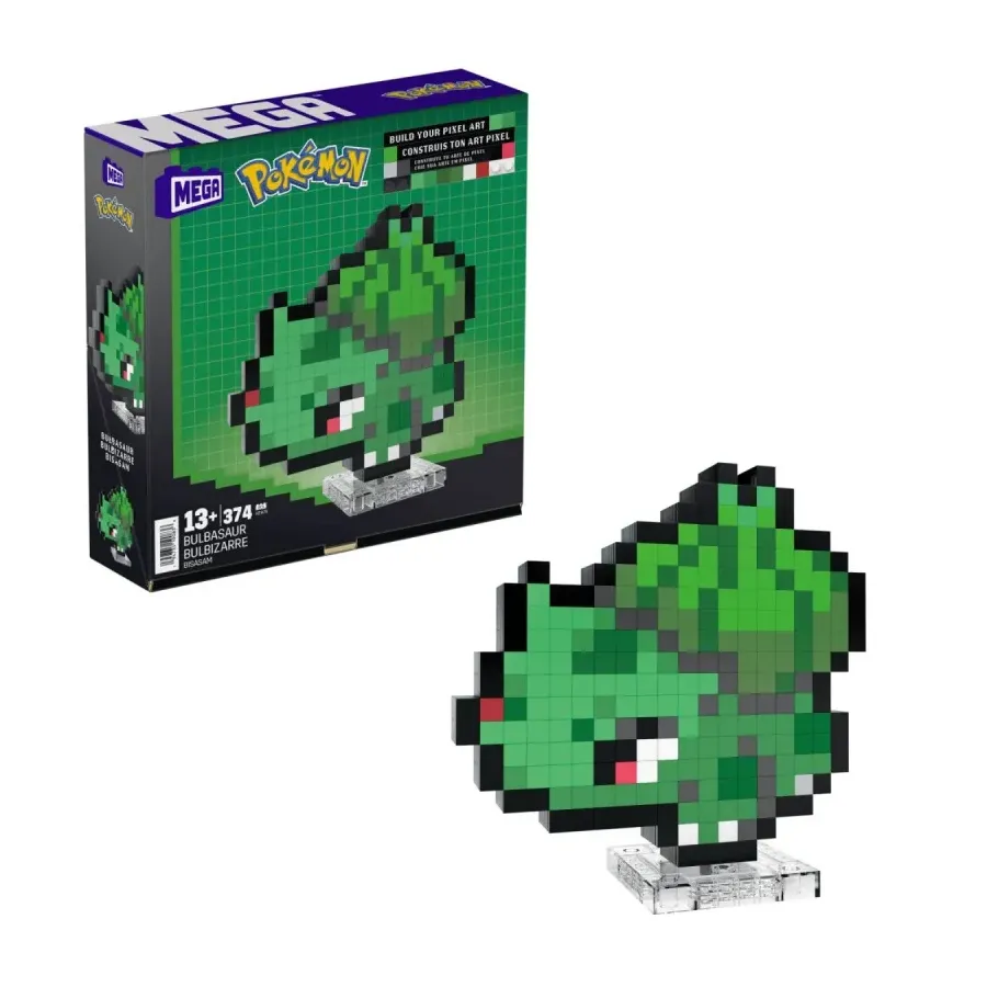 Klocki Mega Pokemon Klocki Pixel Bulbasaur