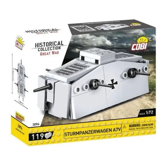 Klocki Sturmpanzerwagen A7V