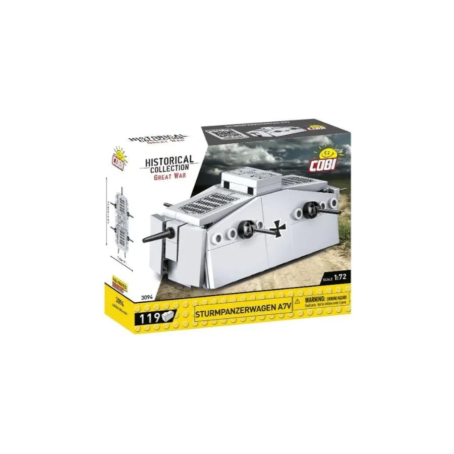 Klocki Sturmpanzerwagen A7V