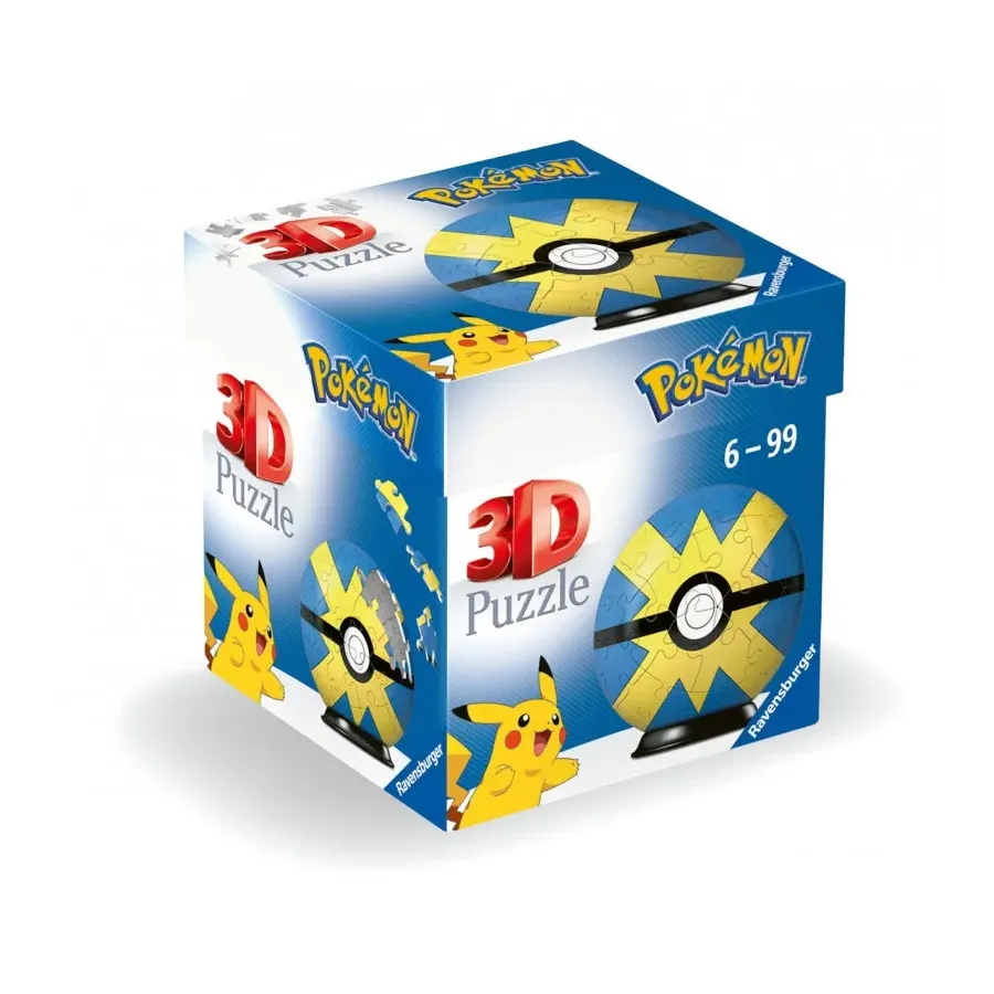 Puzzle 3D Kula Pokemon Quick Ball