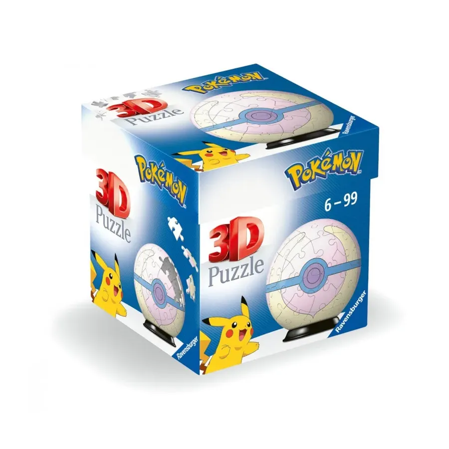 Puzzle 3D Kula Pokemon Heal Ball