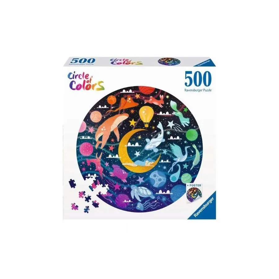 Puzzle 500 elementów Paleta kolorów Marzenia