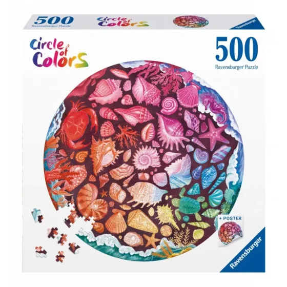 Puzzle 500 elementów Paleta kolorów Muszle