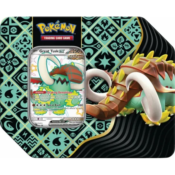 Karty Paldean Fates Tin Great Tusk