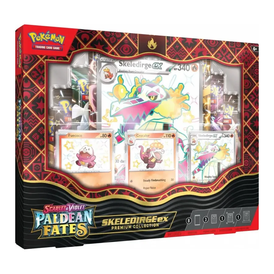 Karty Paldean Fates Premium Collection Skeledirge